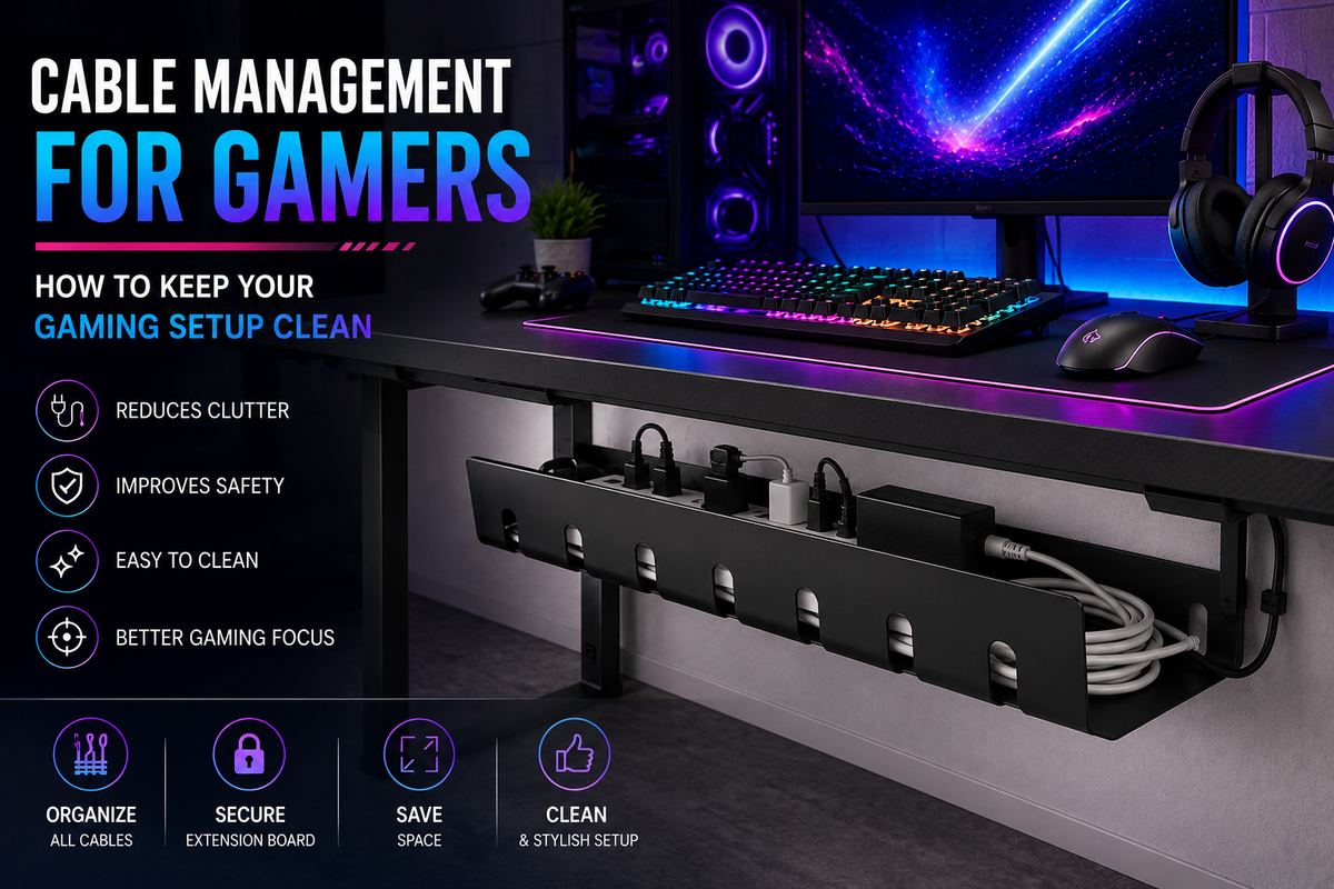 Cable Management for Gamers: How to Keep Your Gaming Setup Clean