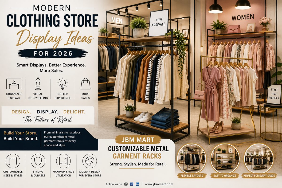 Modern Clothing Store Display Ideas for 2026